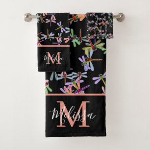 Ensemble de serviettes de bain personnalisées avec