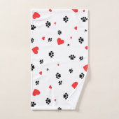 Ensemble de serviettes de bain personnalisées avec (Serviette à main)