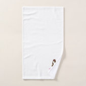 Ensemble de serviettes de bain personnalisées pour (Serviette à main)