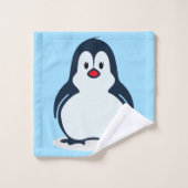 Ensemble de serviettes de bain Petit Penguin Desig (Gant de toilette)