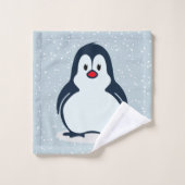 Ensemble de serviettes de bain Petit Penguin Snowy (Gant de toilette)
