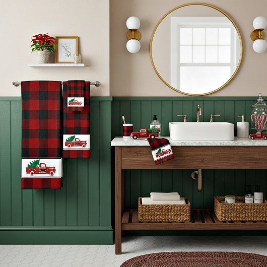 Ensemble de serviettes de bain pickup et arbre de 