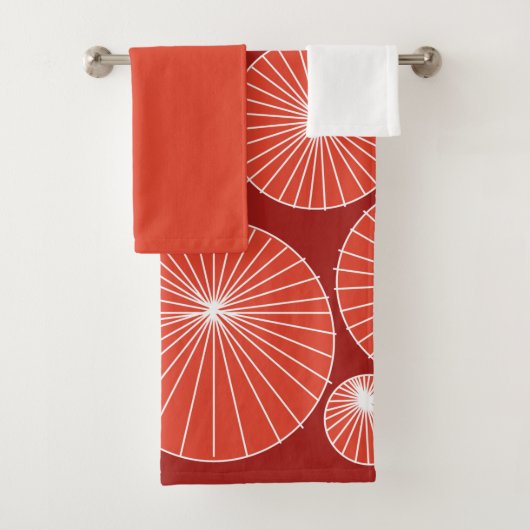 Ensemble de serviettes de bain Pinwheel (En situation)