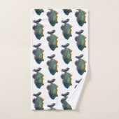 Ensemble de serviettes de bain Piranha Frenzy (Serviette à main)