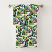 Ensemble de serviettes de bain Pitbull Love (En situation)