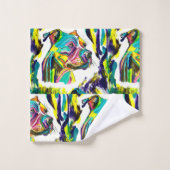 Ensemble de serviettes de bain Pitbull Love (Gant de toilette)