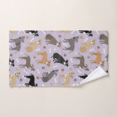 Ensemble de serviettes de bain Pitbull Paws et Bon (Serviette à main)