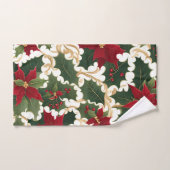 ensemble de serviettes de bain plante de noël (Serviette à main)