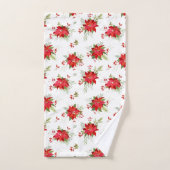 Ensemble de serviettes de bain Poinsettias (Serviette à main)