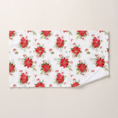 Ensemble de serviettes de bain Poinsettias (Serviette à main)