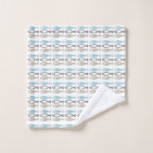 Ensemble de serviettes de bain - Poisson scandinav (Gant de toilette)
