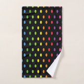 Ensemble de serviettes de bain Polka multicolore (Serviette à main)