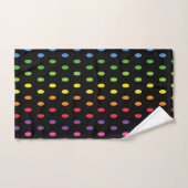 Ensemble de serviettes de bain Polka multicolore (Serviette à main)