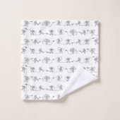 Ensemble de serviettes de bain pour astronaute (Gant de toilette)