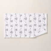 Ensemble de serviettes de bain pour astronaute (Serviette à main)