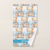 Ensemble de serviettes de bain pour bébé et tout-p (Serviette à main)