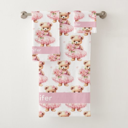 Ensemble de serviettes de bain pour bébé et tout-p (En situation)