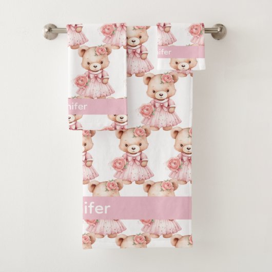 Ensemble de serviettes de bain pour bébé et tout-p (En situation)