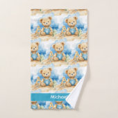 Ensemble de serviettes de bain pour bébé et tout-p (Serviette à main)