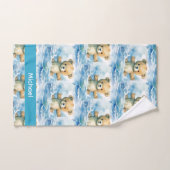 Ensemble de serviettes de bain pour bébé et tout-p (Serviette à main)