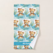 Ensemble de serviettes de bain pour bébé et tout-p (Serviette à main)
