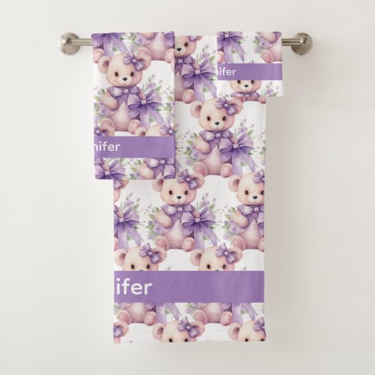Ensemble de serviettes de bain pour bébé et tout-p (En situation)