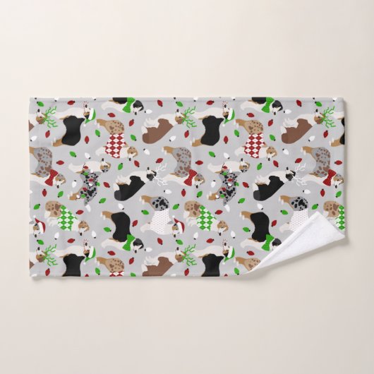 Ensemble de serviettes de bain pour berger austral (Serviette à main)