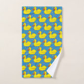 Ensemble de serviettes de bain pour canard jaune (Serviette à main)