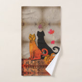 Ensemble de serviettes de bain pour chats Hallowee (Serviette à main)