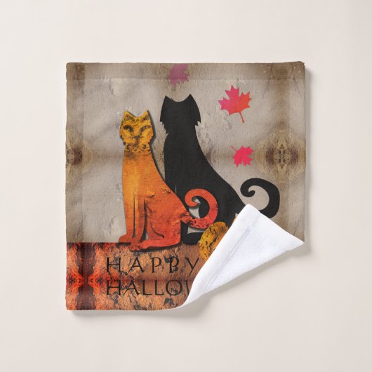 Ensemble de serviettes de bain pour chats Hallowee (Gant de toilette)