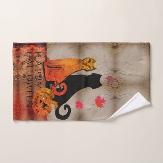 Ensemble de serviettes de bain pour chats Hallowee (Serviette à main)
