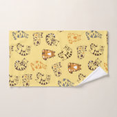 Ensemble de serviettes de bain pour chats paresseu (Serviette à main)