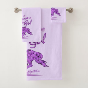 Ensemble de serviettes de bain pour chevaux