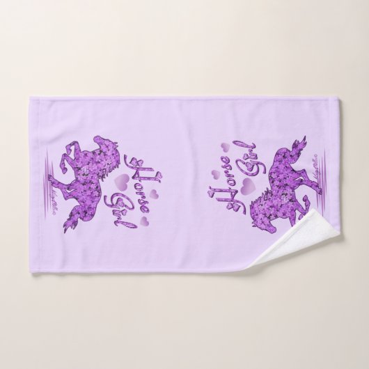 Ensemble de serviettes de bain pour chevaux (Serviette à main)