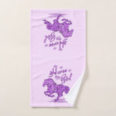 Ensemble de serviettes de bain pour chevaux (Serviette à main)