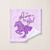 Ensemble de serviettes de bain pour chevaux (Gant de toilette)
