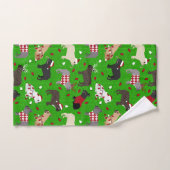 Ensemble de serviettes de bain pour chien de taure (Serviette à main)