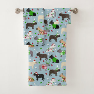 Ensemble de serviettes de bain pour chien de taure