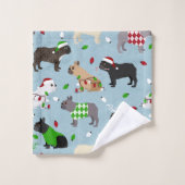 Ensemble de serviettes de bain pour chien de taure (Gant de toilette)