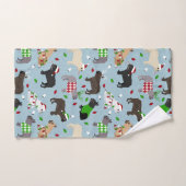 Ensemble de serviettes de bain pour chien de taure (Serviette à main)
