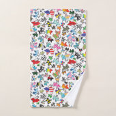 Ensemble de serviettes de bain pour cochons volant (Serviette à main)