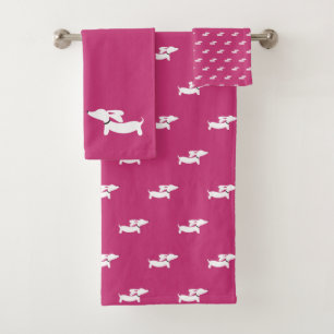 Ensemble de serviettes de bain pour Dachshund 3
