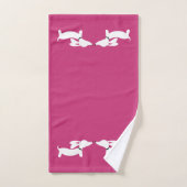 Ensemble de serviettes de bain pour Dachshund | 3 (Serviette à main)