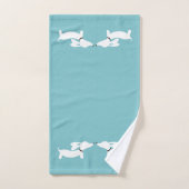 Ensemble de serviettes de bain pour Dachshund | 3 (Serviette à main)