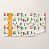 Ensemble de serviettes de bain pour enfants à moti (Serviette à main)