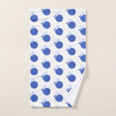 Ensemble de serviettes de bain pour enfants Blue W (Serviette à main)