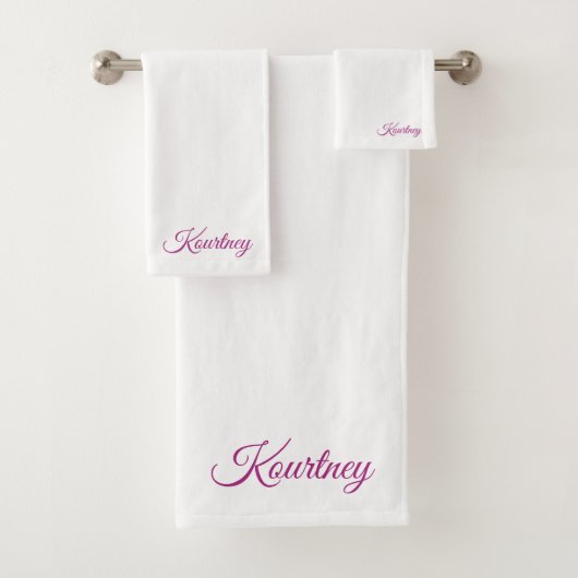 ENSEMBLE DE SERVIETTES DE BAIN POUR ENTERREMENT DE (En situation)