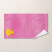 Ensemble de serviettes de bain pour filles roses e (Serviette à main)