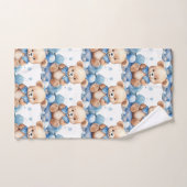 Ensemble de serviettes de bain pour garçon | Ours (Serviette à main)