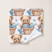 Ensemble de serviettes de bain pour garçon | Ours (Gant de toilette)
